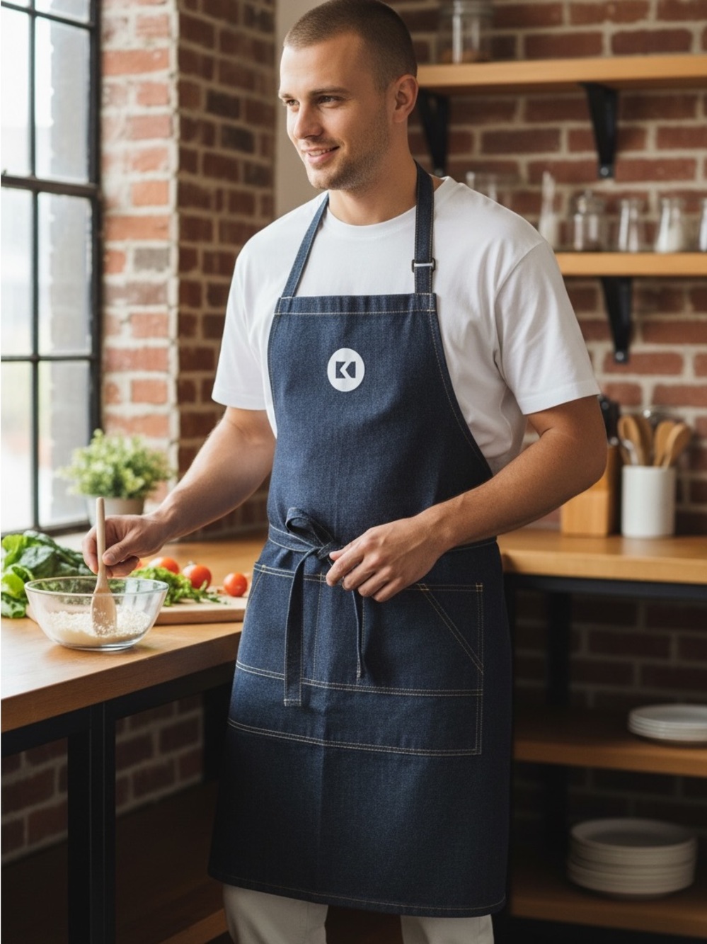 Reprime artisan Jean apron new - Picture 1 of 9